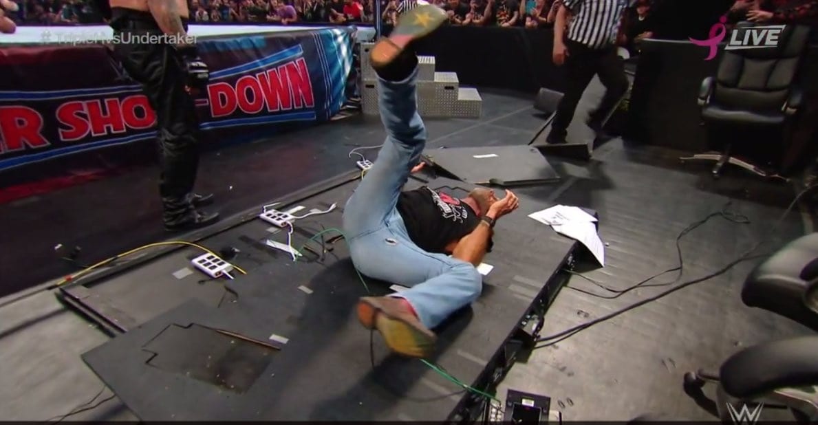 EXCLUSIVE: Shawn Michaels Table Break Spot Was Spoiled For Super Show-Down Crowd