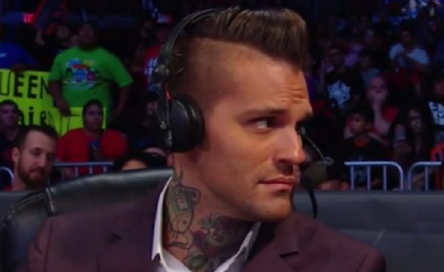 Corey Graves Admits To Peeing His Pants At The Commentary Table