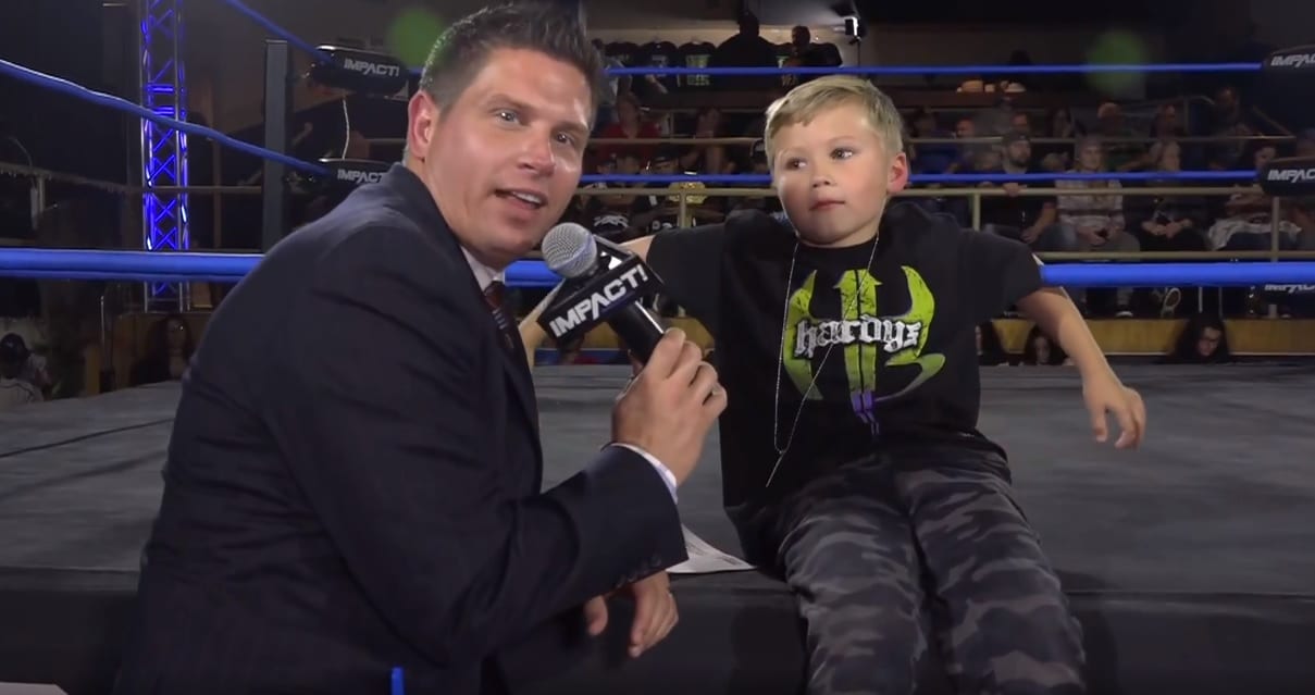 Josh Mathews Has Hilarious Interview With Loyal WWE Fan During Impact Wrestling Event