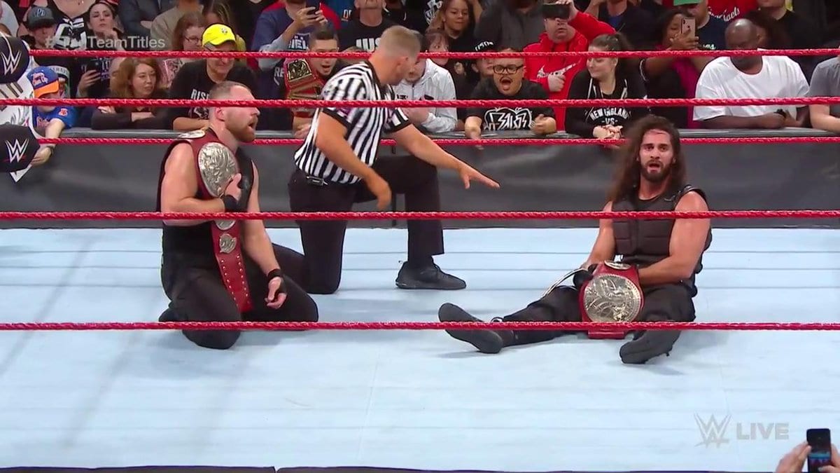 Dean Ambrose Turns Heel On Seth Rollins After Raw Tag Team Title Win