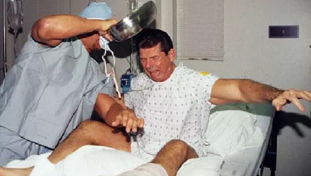 Steve Austin Wasn’t Supposed To Whack Vince McMahon With Bedpan In Classic Angle