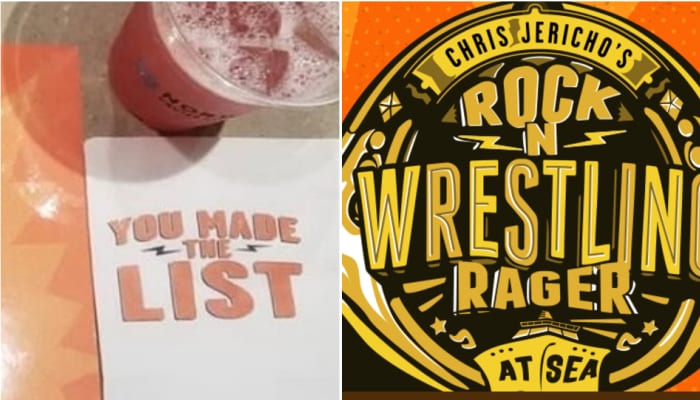 Check Out The Amazing Names For Mixed Drinks On Chris Jericho Cruise