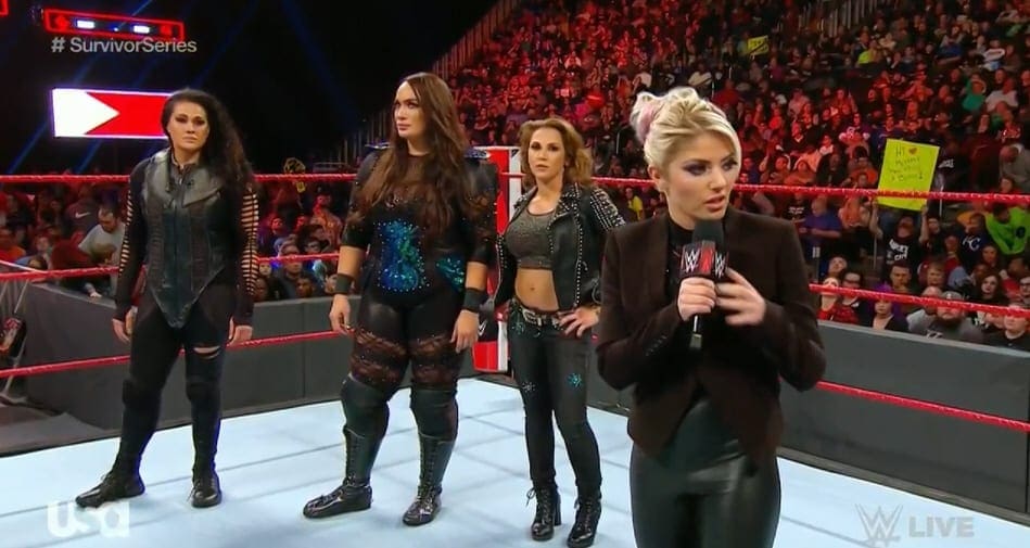 Alexa Bliss Reveals Raw Women’s Survivor Series Team