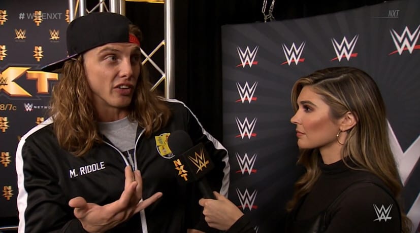 Matt Riddle Comments On Intentional Slip-Up During WWE NXT