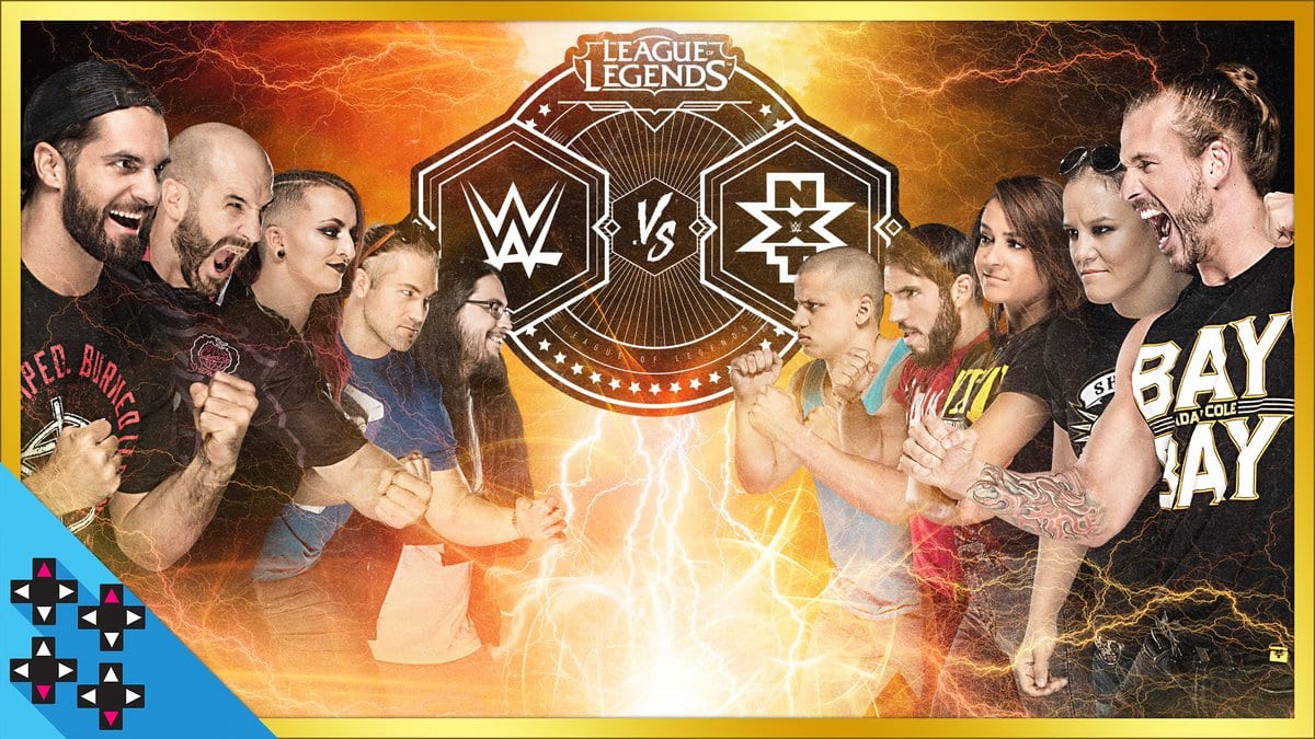 WWE vs NXT Goes Down — In League Of Legends Video Game World