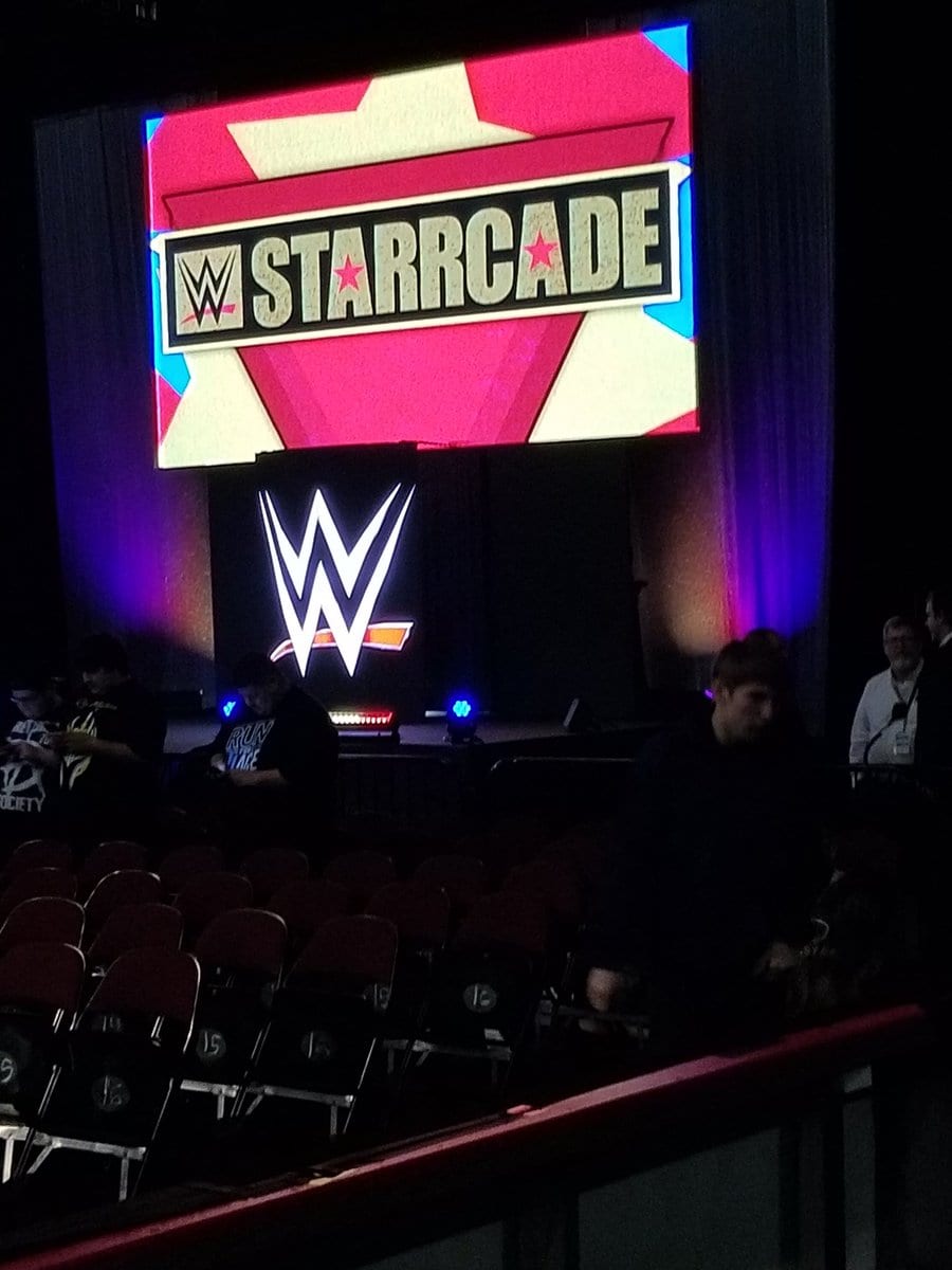First-Look at the WWE Starrcade Stage for Tonight’s Show