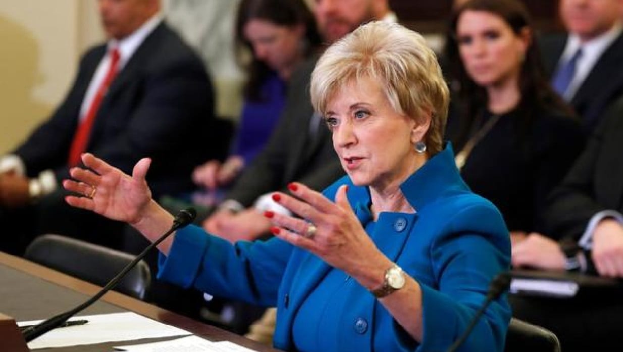 Linda McMahon Reportedly Front Runner For Big Promotion In Donald Trump Administration