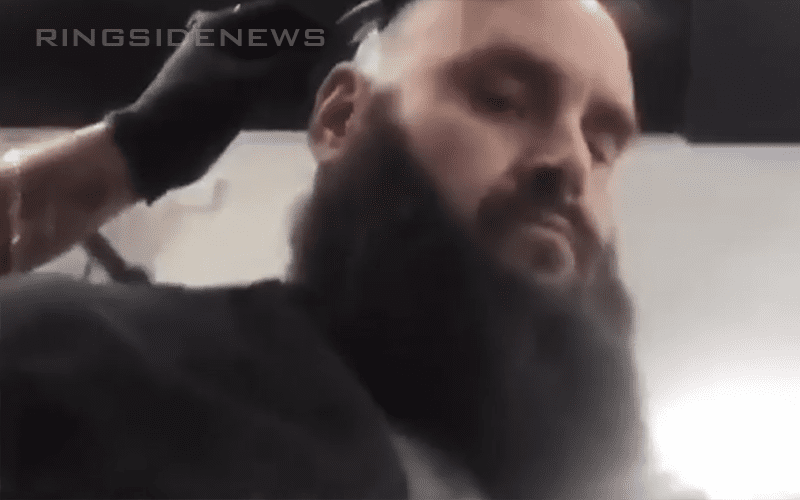 Braun Strowman Gets WWE TLC Straight Razor Shave