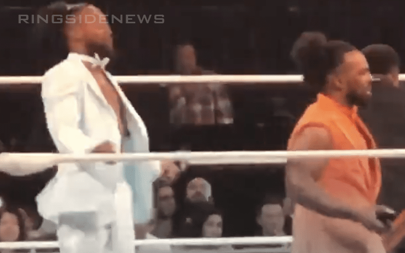 Fan Footage Of Kofi Kingston Losing His Mind During The Uso’s Entrance