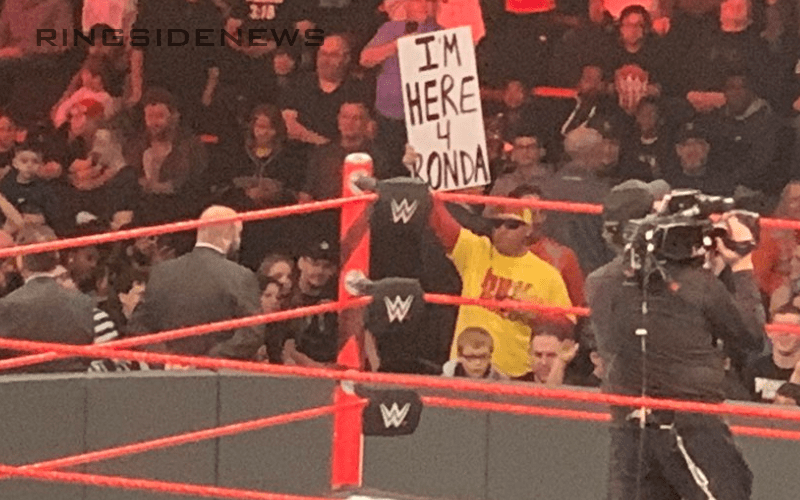 Security Confiscates Wild Sign Before New Year’s Eve WWE RAW