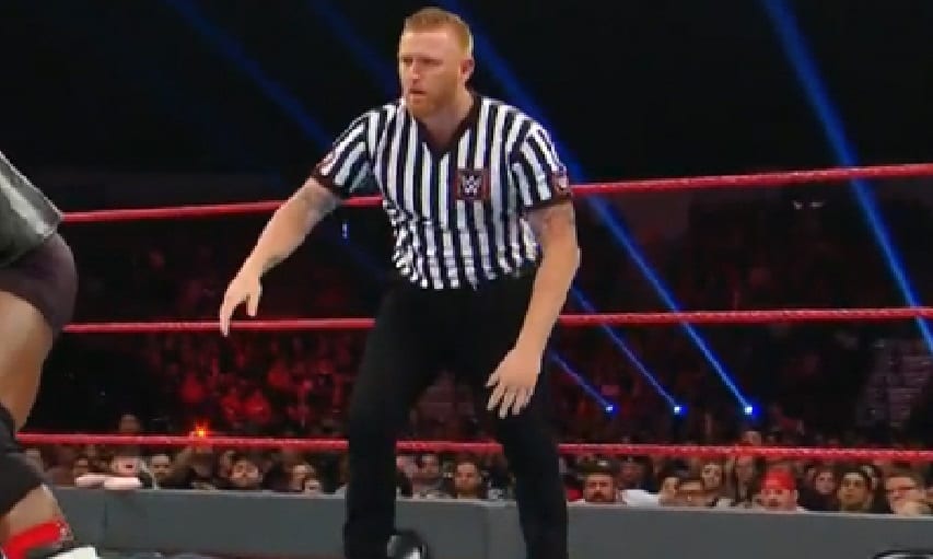 Heath Slater Referees First Match On WWE RAW