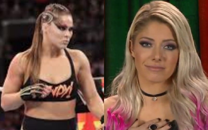 Alexa Bliss Takes A Shot At Ronda Rousey’s Bad Makeup On WWE RAW