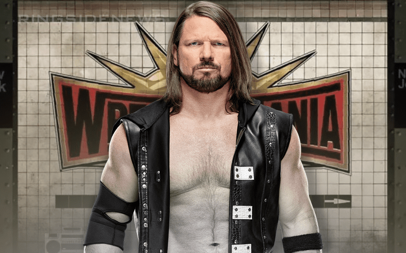 AJ Styles Could Be In For Big WWE WrestleMania Match
