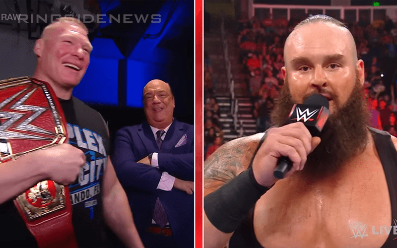 Braun Strowman Forgot The Script On WWE RAW