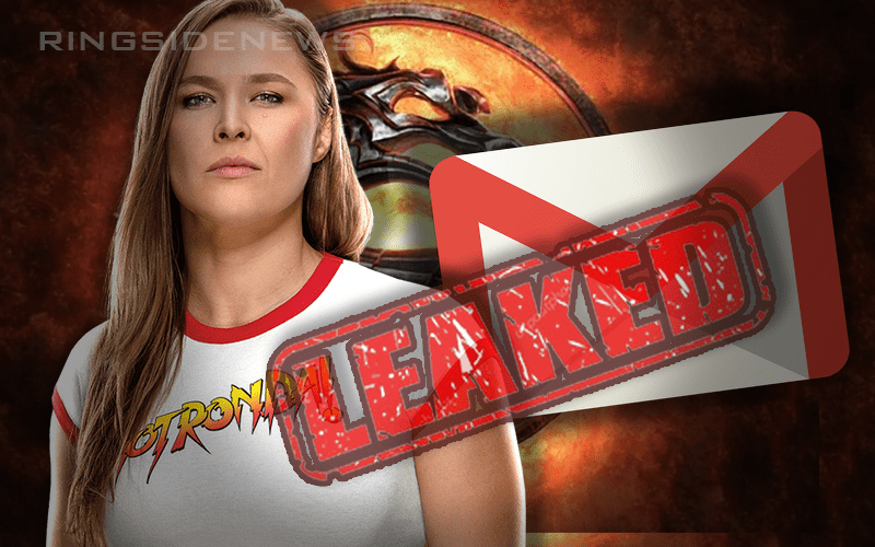 Email Leak Possibly Reveals Ronda Rousey’s Role In Upcoming Mortal Kombat Reboot