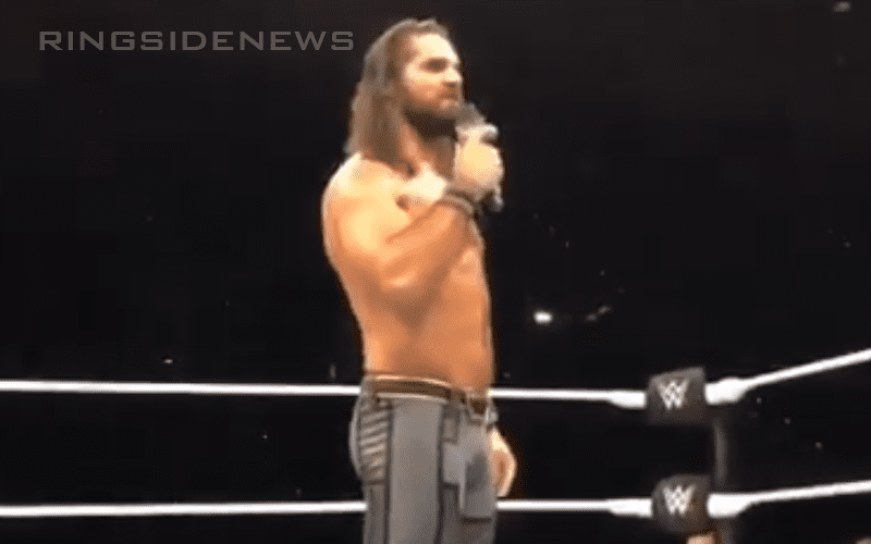 Seth Rollins Announces Royal Rumble Entry at WWE Live Event