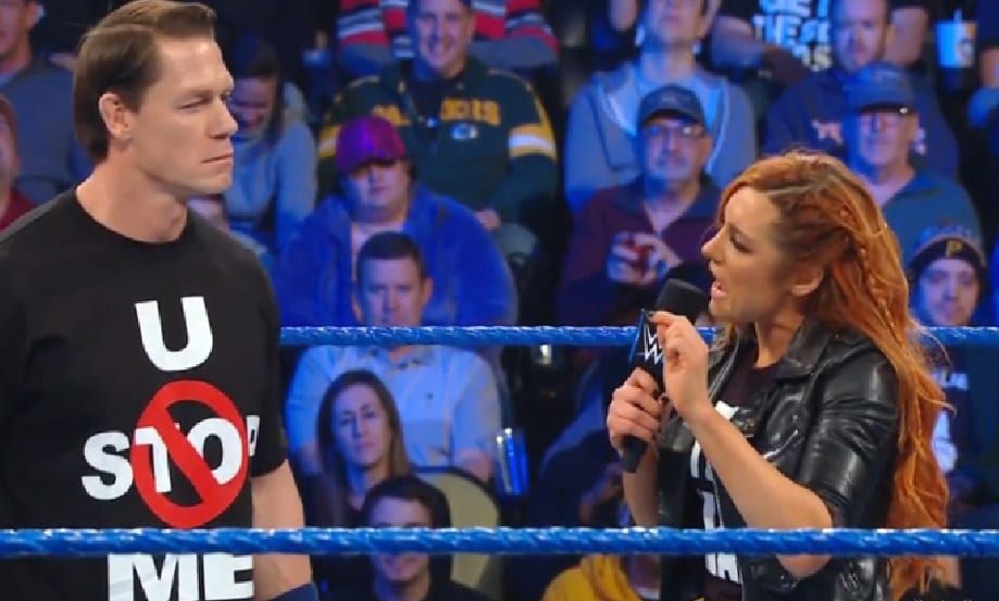 Becky Lynch Reacts To Confronting John Cena On WWE SmackDown Live