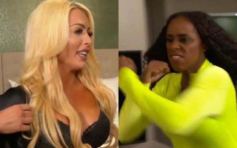 Mandy Rose & Noami’s Hotel Room Brawl Blows All Other WWE Content Out Of The Water