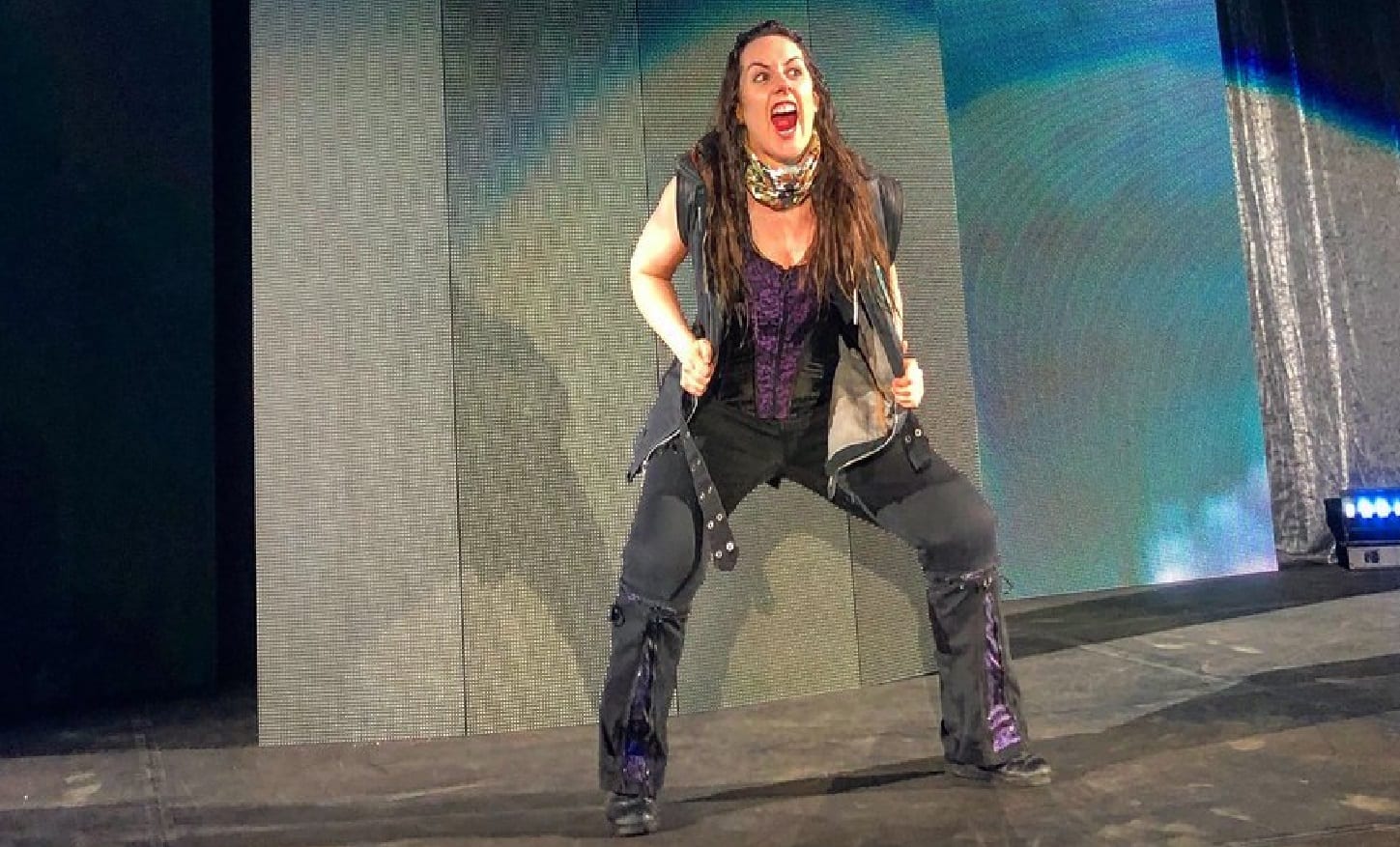 Nikki Cross Works WWE SmackDown Live Event
