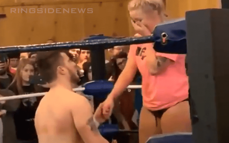 AEW Star MJF Proposes to Girlfriend at Indie Show