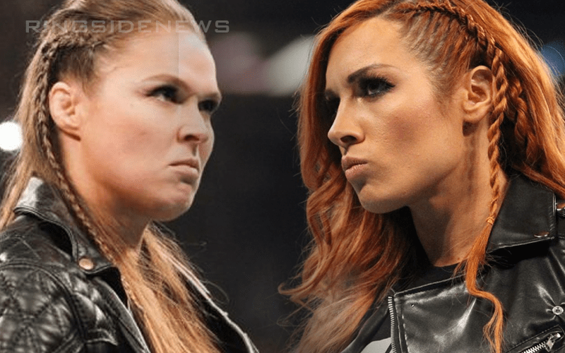 WWE Wants Becky Lynch vs Ronda Rousey Singles Match