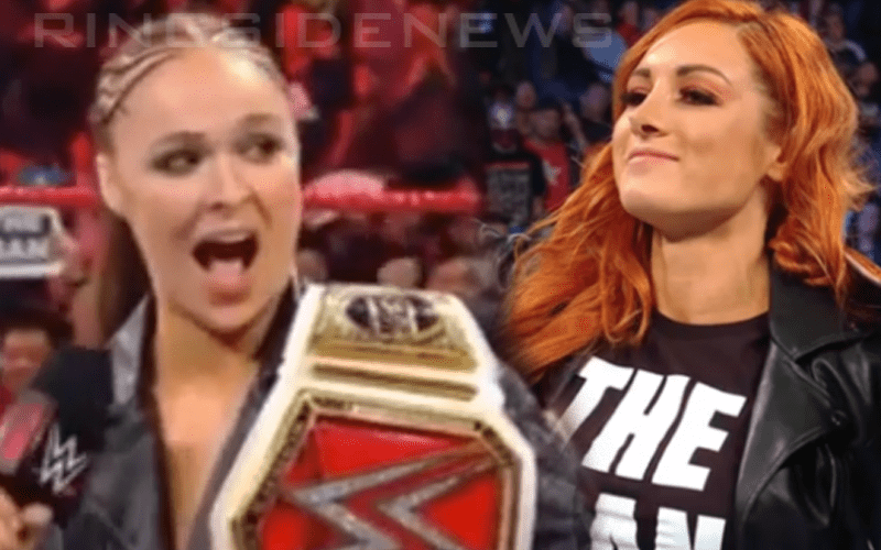 Becky Lynch Enjoyed Playing Games With Ronda Rousey In WWE