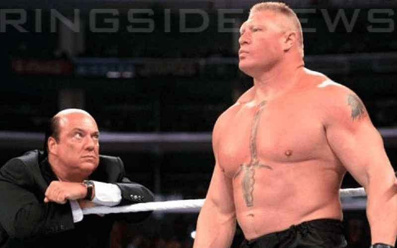 Paul Heyman Snaps Back Against Claims That Brock Lesnar Is Lazy