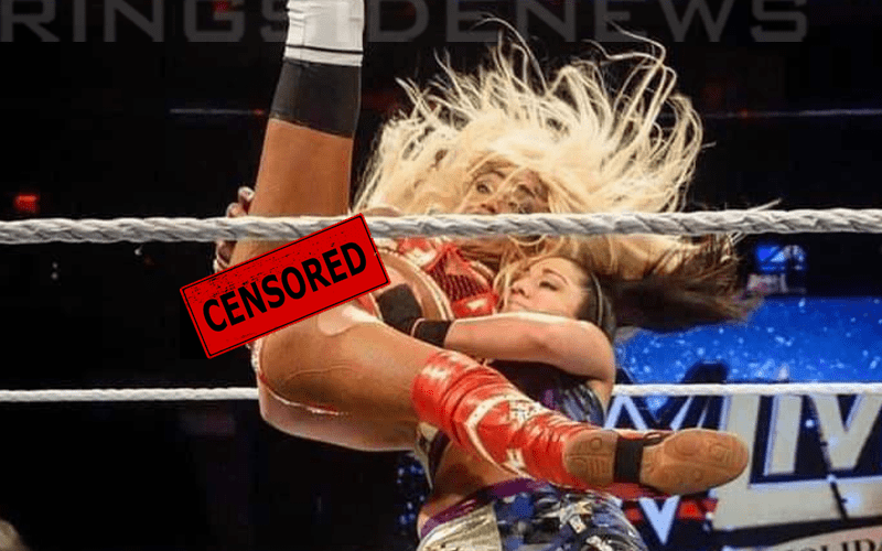 Alica Fox Wardrobe Malfunction During WWE Live Event Appears Online.