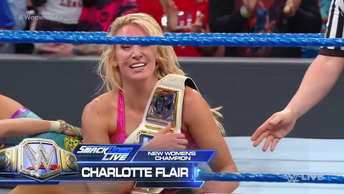Charlotte Flair Wins WWE SmackDown Women’s Title