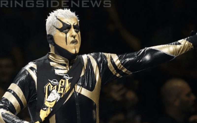 Dustin Rhodes Got So Hot In His Goldust Attire That Steam Came From His Suit