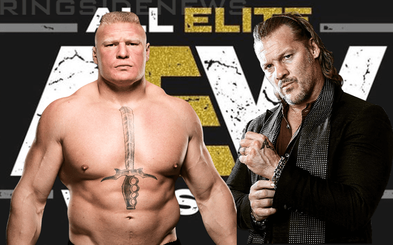 Chris Jericho Pulling For AEW To Sign Brock Lesnar