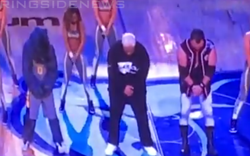 Watch Jerry Lawler Dance With Rikishi In Memory Of Brian Christopher During NBA Halftime Show