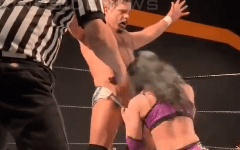 Priscilla Kelly At It Again — Vomits On Joey Ryan’s Package During Indie Event