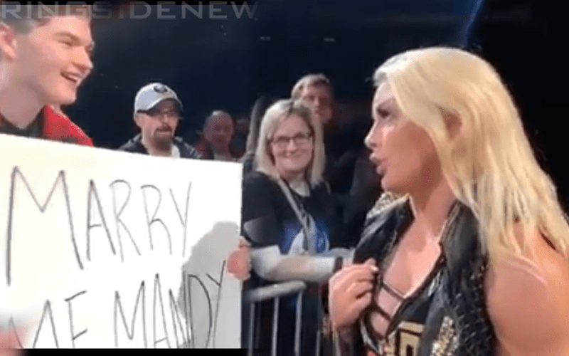 Watch Mandy Rose Shut Down Marriage Proposal At WWE Live Event