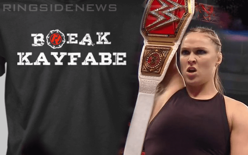 Ronda Rousey Is Now Selling ‘Break Kayfabe’ Merch