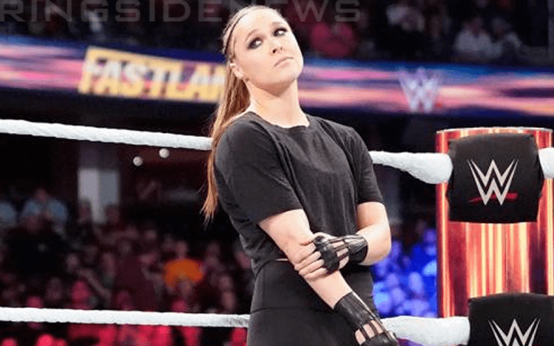Ronda Rousey Explains Her Actions At WWE Fastlane