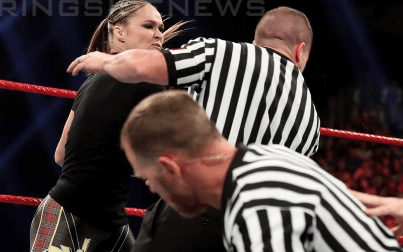 Ronda Rousey Fined By WWE For Recent Actions On RAW