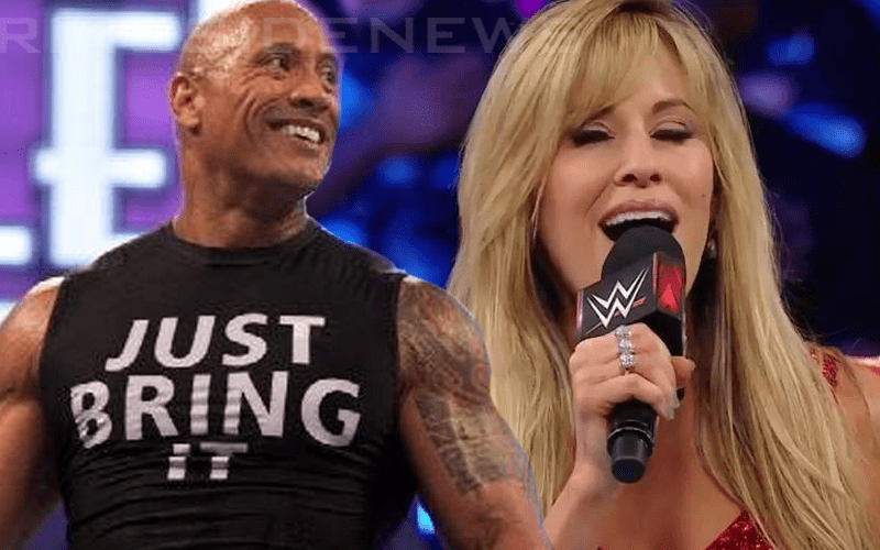 Why Lilian Garcia Credits The Rock For Role Of Singing National Anthem Before WWE Events