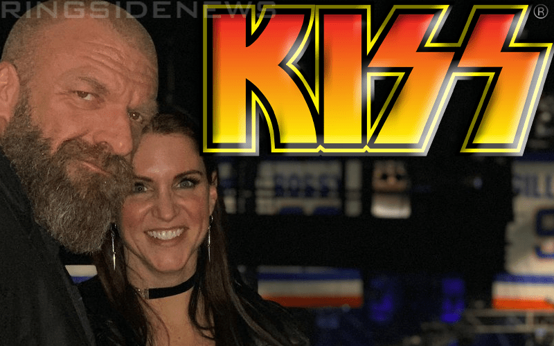 Triple H & Stephanie McMahon Spotted At KISS Concert