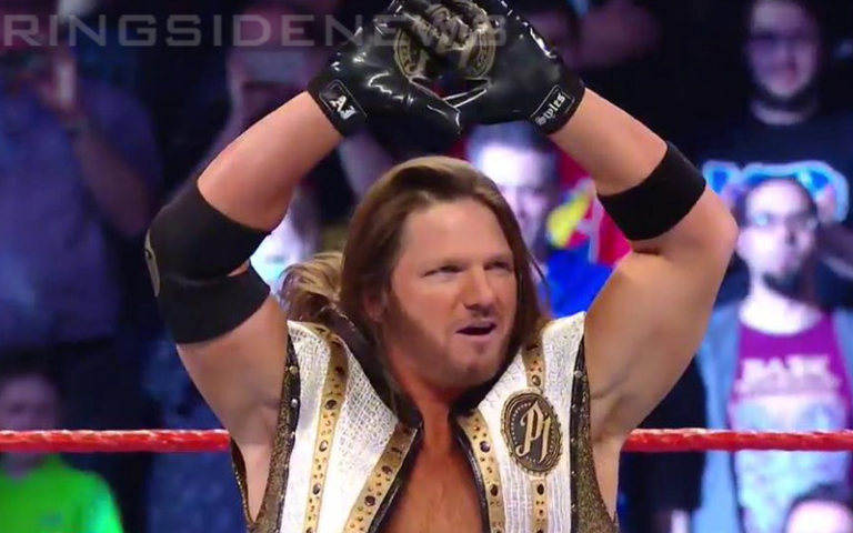 AJ Styles Won’t Be Signing Another WWE Contract