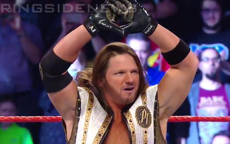 AJ Styles Snaps Back At Fan Calling His Title Run Fake