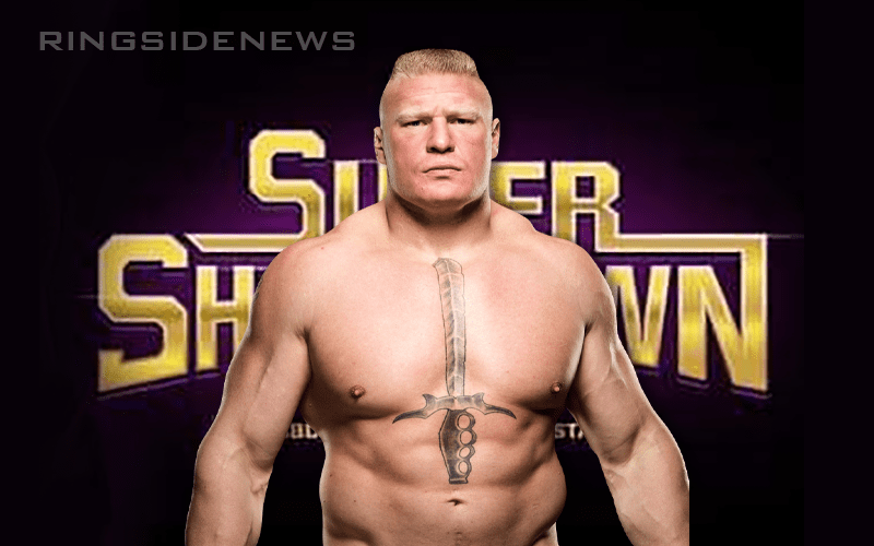 How Long Brock Lesnar’s WWE Super ShowDown Match Has Been Planned