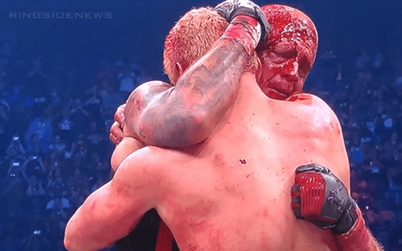 Dustin Rhodes Reveals Unscripted End To His AEW Double Or Nothing Match