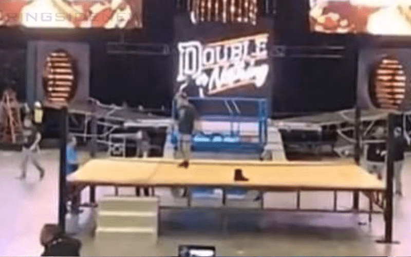 First Look At AEW Double Or Nothing Stage