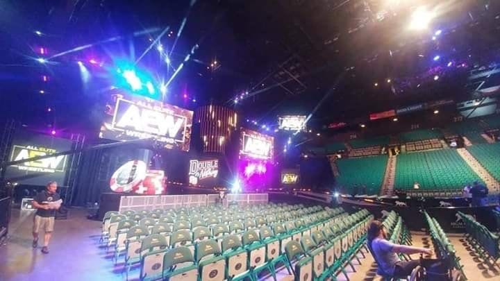 Check Out the Inside of the Arena for Tonight’s AEW Double or Nothing