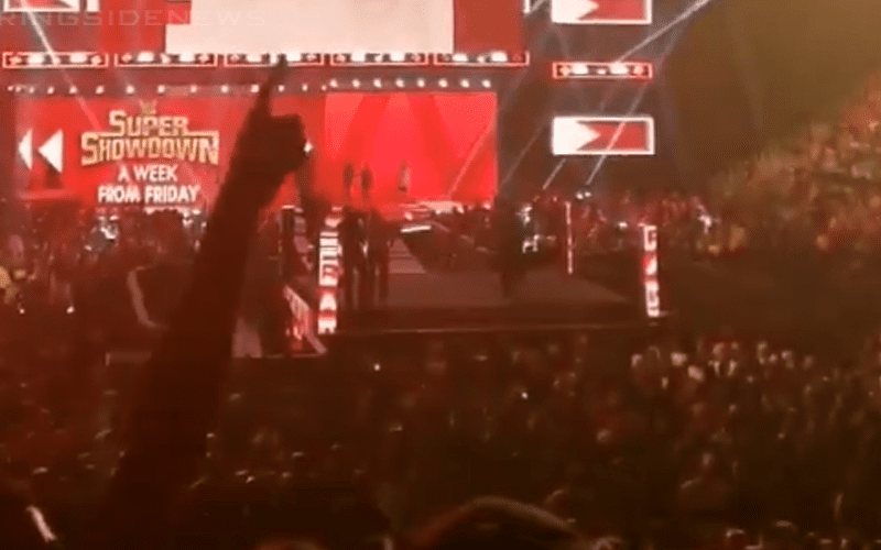 Fan Footage Of Loud AEW Chants During WWE RAW