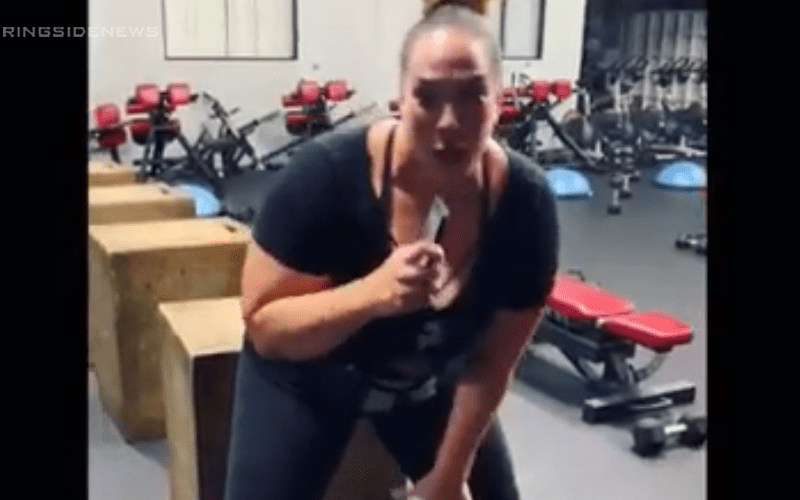 Nia Jax Feeling Great In Rehab Rapping With Classic Salt-n-Pepa Song