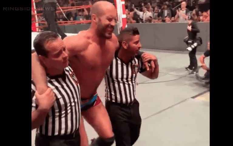 Cesaro Possibly Injured On WWE RAW