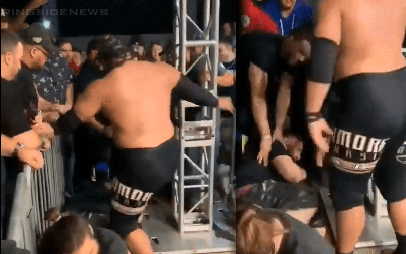 Watch Fan Get Pummeled For Stepping Over Barricade At Indie Show