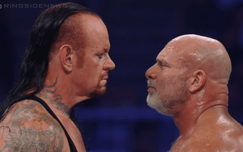 The Undertaker & Goldberg Had Loud Argument After WWE Super ShowDown Match